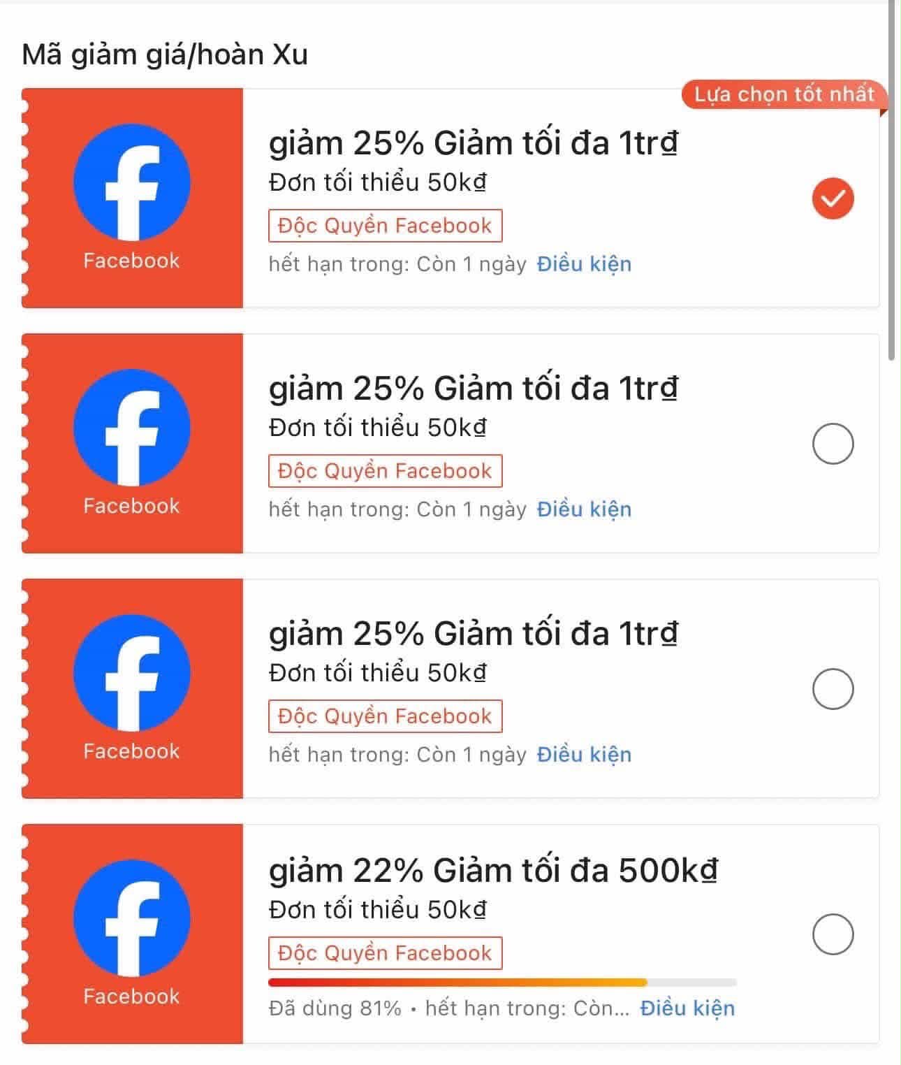 Voucher Shopee